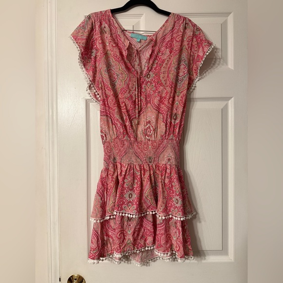 Melissa Odabash Vibrant Pink Paisley Dress - Picture 3 of 5